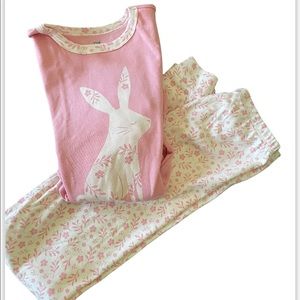Gymboree Long Sleeve Bunny Pajamas. Size 14.